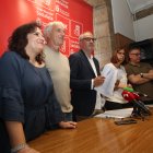 Rueda de prensa del Grupo Socialista en el Ayuntamiento de Ponferrada.