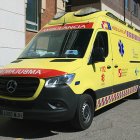 Ambulancia del servicio de emergencias de Castilla y León