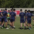 La Cultural entrena antes del choque ante el Calahorra.