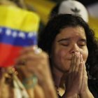 Una venezolana protesta contra Maduro.