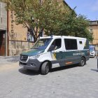 Agentes de la Guardia Civil han detenido a cinco trabajadores del centro de atención a menores de la localidad de Ateca (Zaragoza), en la imagen.EFE/ Toni Galán