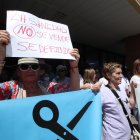 Imagen de la última manifestación en defensa de la sanidad convocada en El Bierzo por la situación de Oncología.