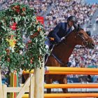 La española Laura Heredia, decimoséptima en la final del pentatlón moderno, en Versalles Francia. España) EFE/EPA/MOHAMMED BADRA