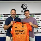 Álvaro Bustos, presentado como nuevo jugador de la Deportiva.