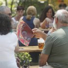 Una jornada de calor en León en una imagen de archivo.