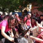 Un momento del evento, uno de los actos que más público congrega y más expectación causa en la fiestas de Boñar.