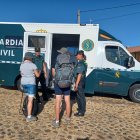 La Guardia Civil auxilió a una peregrina.