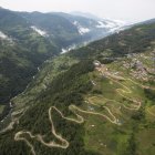 Foto de archivo de una vista aérea de una zona del macizo Annapurna, Nepal. EFE/ Narendra Shrestha