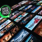 Fotografía de archivo fechada el 09 de junio de 2019 de una pantalla gigante anunciando juegos 'Xbox Game Pass' en Los Ángeles (EE. UU). EFE/EPA/ETIENNE LAURENT