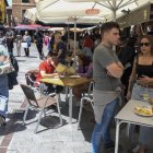 La plaza de San Martín ´centra uno de los espacios con más terraza