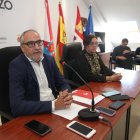 El presidente del Consejo Comarcal de El Bierzo, durante la comparecencia de este viernes