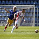 Un momento del partido entre el Andorra y la Ponferradina.