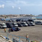 Vista del lado marroquí de la frontera del Tarajal este lunes. La ciudad de Fnideq (Castillejos) y la frontera adyacente con Ceuta amanecieron este lunes en calma después de una noche de detenciones de migrantes en las calles de la localidad marroquí. Según constató EFE, la tranquilidad reinaba a las 6.00 horas locales (7:00 GMT) en el paso fronterizo del Tarajal entre Marruecos y España, donde este domingo se vivieron momentos de tensión con el intento de cruce de la frontera de decenas de jóvenes, la mayoría marroquíes, convocados por redes sociales.- EFE/ Fatima Zohra Bouaziz