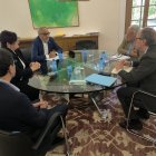 Reunión del consejero de Cultura y Turismo con el presidente del Consejo Comarcal de El Bierzo.