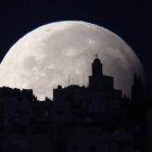 Eclipse de lina en Jerusalén.