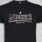 Camiseta con el logo antifascista