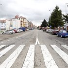 Avenida San Ignacio de Loyola que limita los términos municipales de León y San Andrés del Rabanedo.