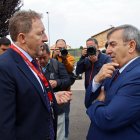 El consejero de Movilidad y Transformación Digital, José Luis Sanz Merino, con el CEO de Proconsi, Tomás Castro