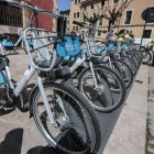 Bicicletas del servicio de préstamo de la capital.