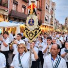 La Agrupación Musical del Santo Cristo de la Bienaventuranza, en el desfile de ayer.