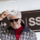 El director Pedro Almodóvar, tras la proyección de su película 'La habitación de al lado', en el Festival de Cine de San Sebastián donde esta noche recibirá el Premio Donostia. EFE/Juan Herrero.