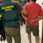 El condenado en el momento de su detención, en septiembre de 2022