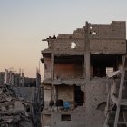 Vista de edificios destruidos en Jan Yunis, en el sur de la Franja de Gaza, el 30 de septiembre de 2024. EFE/EPA/HAITHAM IMAD