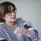 La psiquiatra María Inés López-Ibor en una entrevista con EFE, en el marco del Día Mundial de la Salud Mental, que se celebra mañana 10 de octubre, y en la que considera que se están "psiquiatrizando" todos los malestares de la vida, lo que provoca que las personas se vuelvan más vulnerables y atribuyan esas situaciones a un trastorno mental cuando realmente no lo tienen. EFE/ David Fernández