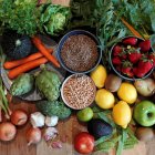 Imagen de archivo de fruta, verdura y legumbres, la base de la dieta mediterránea. EFE/Kai Försterling