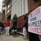 Protesta de estudiantes en León