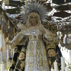 La Dolorosa de la cofradía del Dulce Nombre de Jesús Nazareno, cuya joya del corazón clavado en el pecho será una de las piezas centrales del Museo Diocesano y de Semana Santa de León.