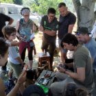 Anillamiento de aves en la Reserva Ornitológica de Palacios de Compludo.