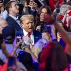 Fotografía de archivo del expresidente de Estados Unidos y candidato republicano a la Casa Blanca, Donald Trump. EFE/EPA/SHAWN THEW