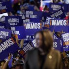 Fotografía de la candidata demócrata a la Presidencia de Estados Unidos, Kamala Harris. EFE/Caroline Brehman