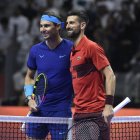 Djokovic y Nadal, dos leyendas del tenis mundial.