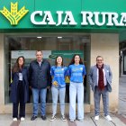 Firma oficial del convenio de patrocinio oficial de Caja Rural al Club Deportivo Olímpico de León