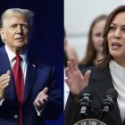 Combo de fotografías donde se observa al candidato republicano a la Presidencia, el expresidente de los Estados Unidos Donald Trump, y a la candidata demócrata, la vicepresidenta estadounidense Kamala Harris. EFE/ARCHIVO