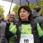 La ministra de Igualdad, Ana Redondo, participa en la XIII Valladolid en marcha contra el cáncer", este domingo. Valladolid se ha vuelto a teñir este sábado de verde en la 'XIII Valladolid en marcha contra el cáncer', la carrera solidaria más importante de España y que en esta edición ha alcanzado 51.076 inscritos entre corredores y 'andarines', según datos de última hora de ayer, convertida en una de las más multitudinarias. EFE/ Nacho Gallego