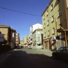 Calle doña Urraca, donde están las tres casas que se subastan