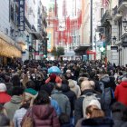 Imagen de archivo de la gente en Madrid. EFE/ Juan Carlos Hidalgo