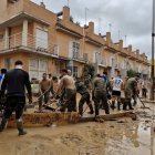 Unidades del Ejército de Tierra en la zona cero de la Dana.