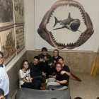 Visita de Down León al Museo de las Colecciones de la ULE.