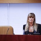 Begoña Gómez, esposa del presidente del gobierno Pedro Sánchez, comparece en la primera sesión de la comisión de investigación