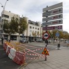 La avenida Reyes Leoneses, cortada por las obras