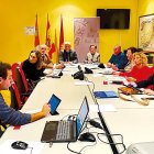 Un momento de la reunión celebrada ayer.