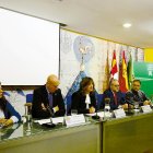 Escuredo, Diez, González, Dávila y Rueda en la presentación del estudio