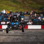 Alba Sánchez en un momento de la Carrera de Campeones disputada en el circuito de La Roca en Cantabria.