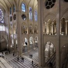 Vista general del Interior de la Catedral de Notre-Dame de París tras la reforma.