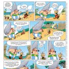 Astérix y Obélix viajarán para comprobar si el sol brilla lejos de su irreductible aldea gala en una nueva aventura que se publicará el 23 de octubre de 2025, según las primeras pistas del álbum número 41 que aparecen en una página inédita a la que ha tenido acceso EFE. EFE/Asterix-Obelix-Idefix/2004 Hachette Livre-Goscinny-Uderzo. "Las aventuras de Asterix el galo" son una creación de René Goscinny y Albert Uderzo.