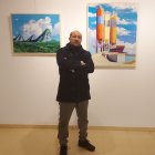 Quique Sánchez, en la inauguración.